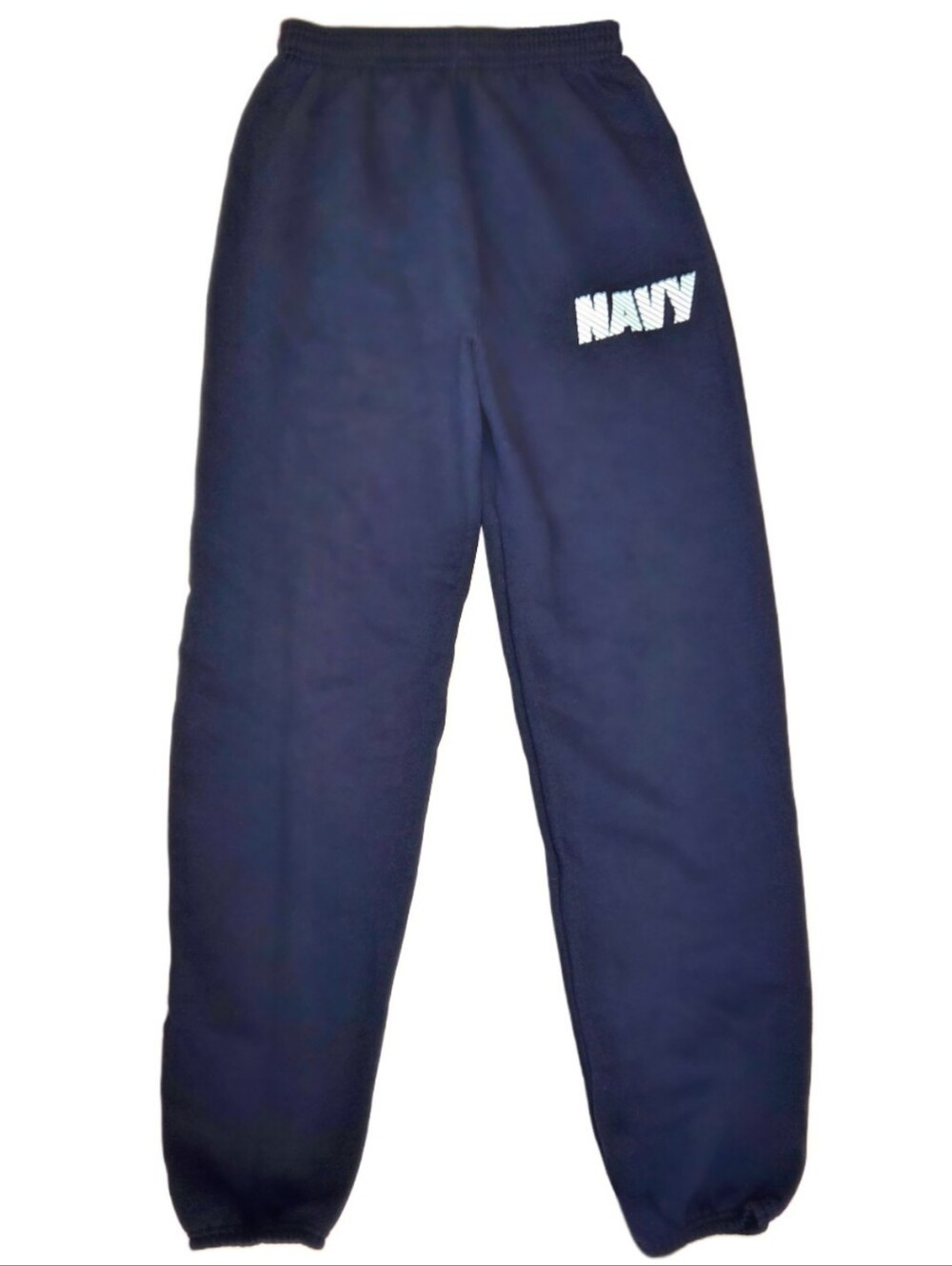 Soffe US Navy Sweatpants S USA Made Military PT Fleece Reflective Joggers